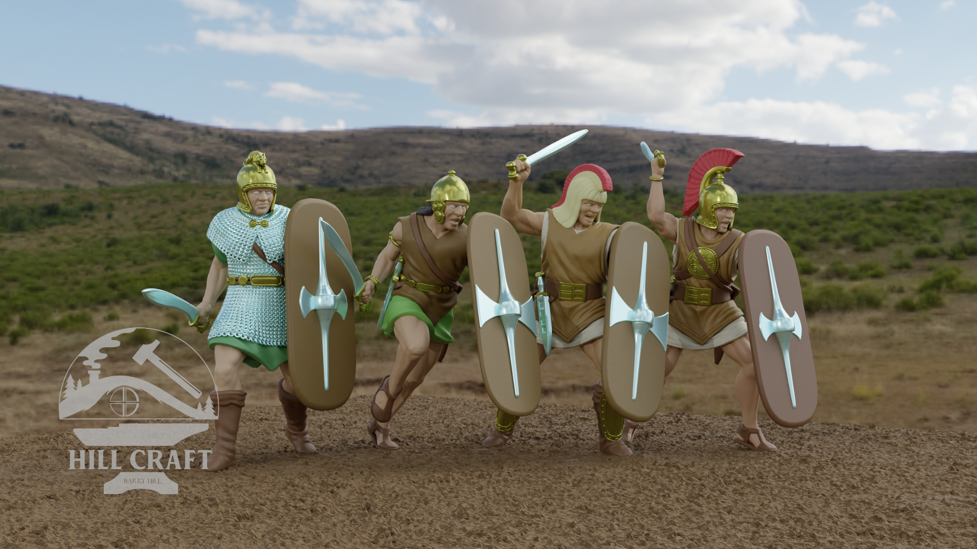 28mm Celt Iberian Scutarii Swordsmen